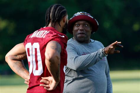 Hall of Famer Warren Sapp was spotted joining Commanders minicamp ahead ...