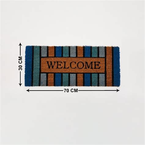 Buy Corsica Onyx Coir Welcome Doormat - 30x70cm from Corsica by Home ...