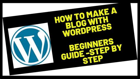 Image result for WordPress Tutorial for Beginners Step by Step