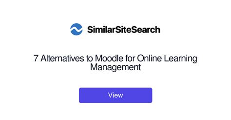 7 Alternatives to Moodle for Online Learning Management - SimilarSiteSearch