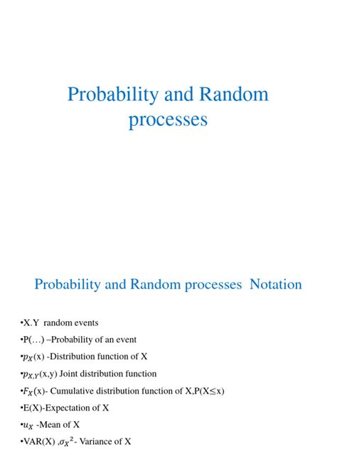 Image result for Random Process Probability