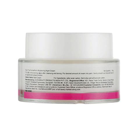 Avon True Nutraeffects Brightening Night Cream – Avon India