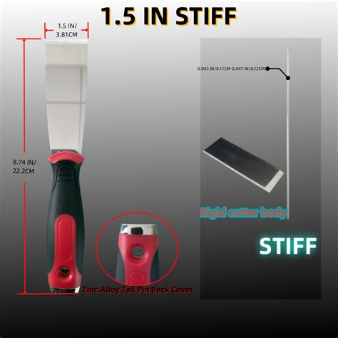 Stainless Steel Putty Scraper Plaster Shovel with Two Handles – CRAZE