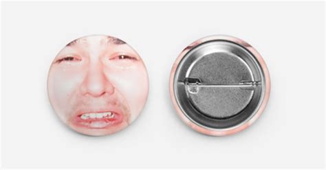 Sobbing Pin by John_The_Con_ | 38 mm Round badges | Sticker Mule India