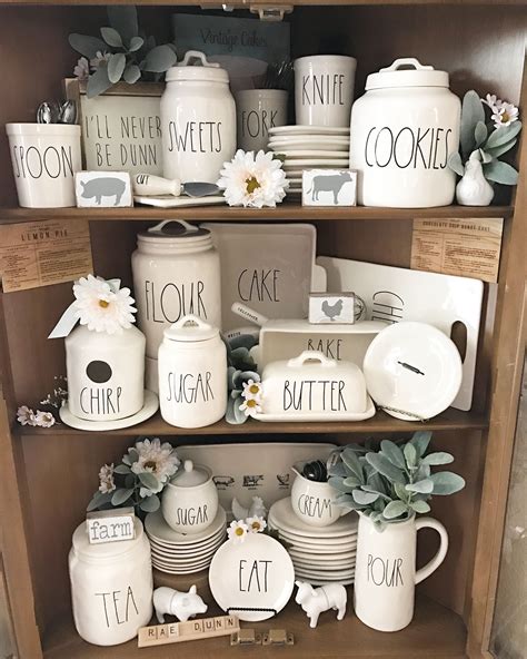 Rae Dunn Display Ideas