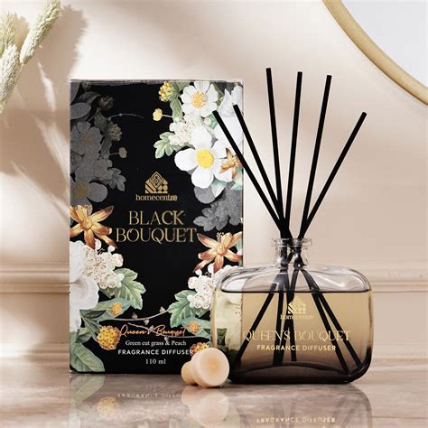 Buy Enchanted Black Bouquet Reed Diffuser Set from Home Centre at just ...