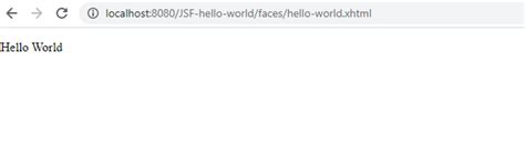JSF (JavaServer Faces) Hello World Example Eclipse Tomcat - B2 Tech