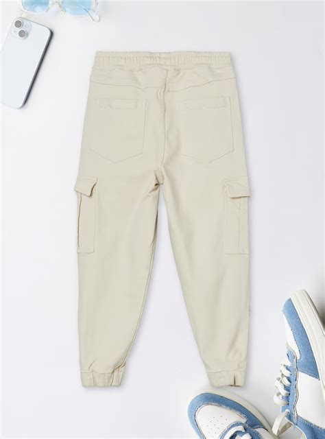 Buy Boys Textured Cargo Joggers Online at just Rs. 899.0 ...