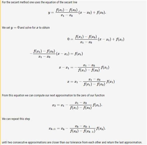Image result for Secant Method Algorithm and Flowchart
