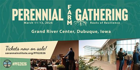 2026 Perennial Farm Gathering, Grand River Convention Center, Dubuque ...