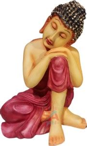 S A Gifts Beautifully Handcrafted Sitting Lord Buddha Idol |Home Decor ...