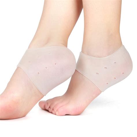 Buy ChunlongFour Silicone Heel Protectors,Plantar Fasciitis Inserts ...