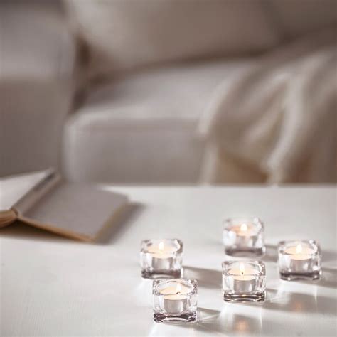 GLIMMA Unscented tealight - IKEA