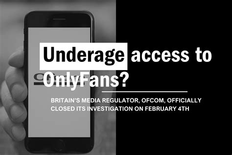 Under Age Access to OnlyFans? Ofcom Says No. - The Village Voice