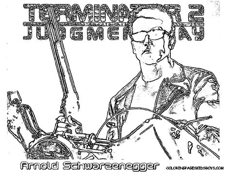 Image result for Terminator Coloring Pages