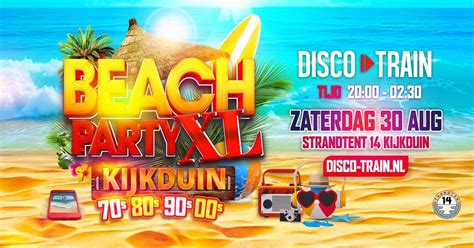 Disco-Train Beach Party XL, Strandtent 14, The Hague, 30 August 2025 ...