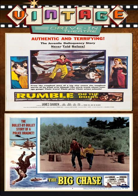 Rumble On The Docks 1956 + The Big Chase 1954 DVD – The Old Movie Shop