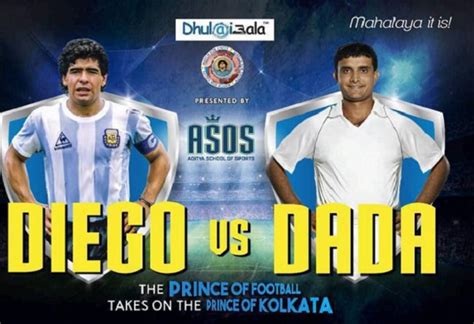 It's Diego Vs Dada - Maradona And Sourav Ganguly Ready To Clash In ...