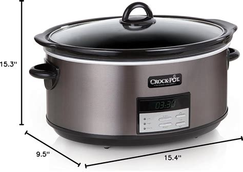 Crock-Pot 8-Quart Programmable Slow Cooker User Manual