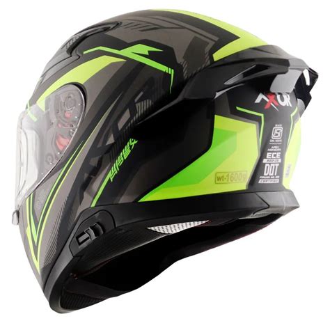 AXOR APEX ROADTRIP HELMET (Dull Black Neon)