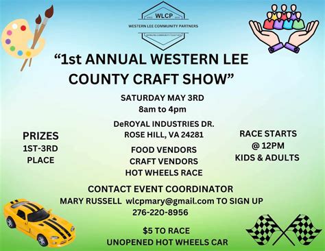 1st Annual Western Lee County Craft Show, Deroyal Industries Rd, Rose ...