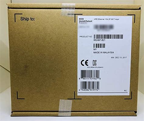 Buy HP Ethernet 1Gb 2-Port 361T Adapter (652497-B21) - Online at ...