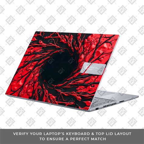 Spiderman Web Red Asus VivoBook 16X K3605 Laptop Skin