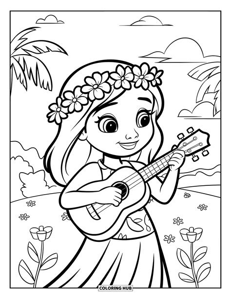 115+ Hawaiian Coloring Pages for Kids & Adults (Free Printable PDFs)