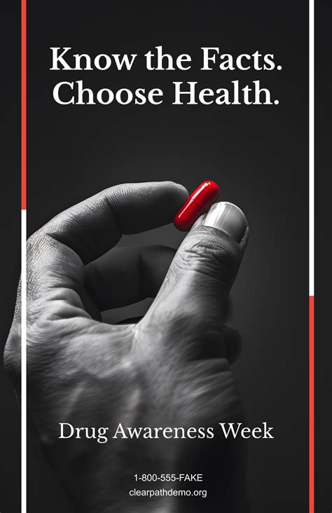 Free Drug Awareness Poster Templates to Edit Online