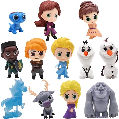 Buy Frozen Cake Toppers- Miotlsy 12 Pcs Mini Figures Set Anime ...