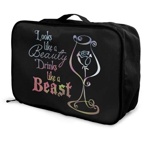 Buy Portable Luggage Duffel Bag Looks Like A Beauty Drink Like A Beast ...
