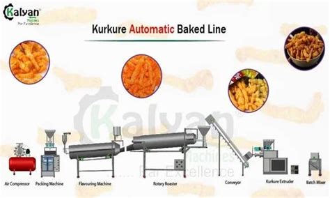 Kurkure Processing Machine - 150 Kg/Hour Rectangular Batch Fryer For ...