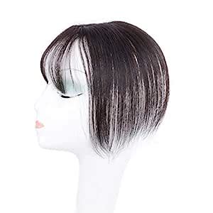 Remeehi Mono Hand Tied Straight Clip In Human Hair Topper Piece Flat ...