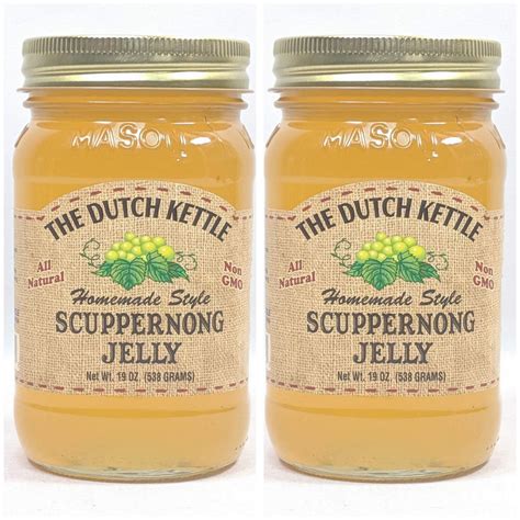 The Dutch Kettle Amish Homemade Style Scuppernong Jelly 2 - 19 oz ...