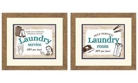 PTM Images 1-20686A Laundry Service 1-Unit Frames, 16 by 14-inch ...