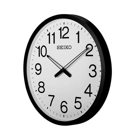 QXA563K Black Large Dial Clock – SEIKO CLOCKS INDIA