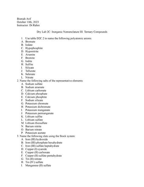 Dry Lab In Spanish at Brianna Hort blog