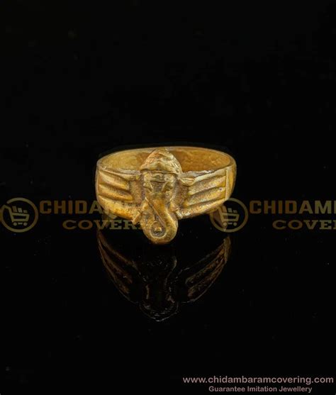 Buy Pure Panchalogam Idampuri Vinayagar Ring Daily Use 5 Metal Jewellery