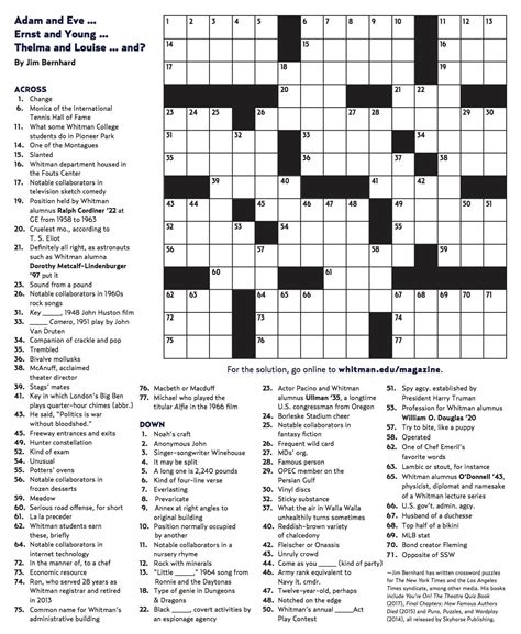 Beginner Easy Crossword Puzzles Printable - Printable Templates