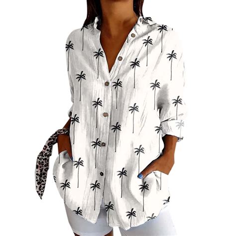 Fshinging 2025 Women Fashion T Shirts Vintage Boho Floral Print Casual ...