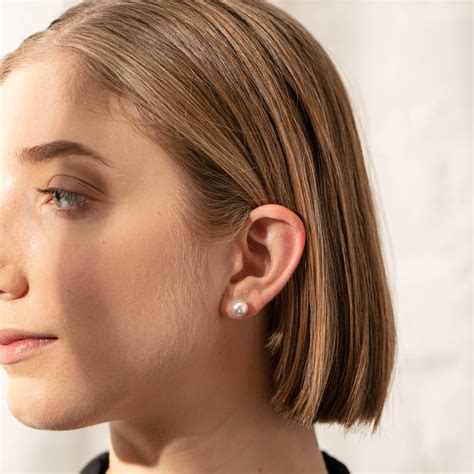 8mm pearl earrings deals