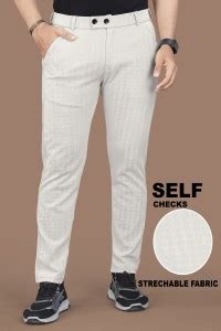 INDICLUB Regular Fit Men Cream Trousers - Buy INDICLUB Regular Fit Men ...