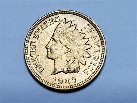 1907 Indian Head Cent Penny Uncirculated | Property Room