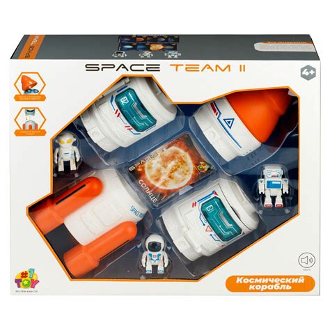 Игровой набор 1TOY Космический корабль белый купить по цене 2439 ₽ в ...