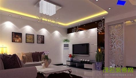 2012年最新的客厅电视墙装修效果图，简单明亮家庭电视墙设计图片(7)_电视墙壁纸_