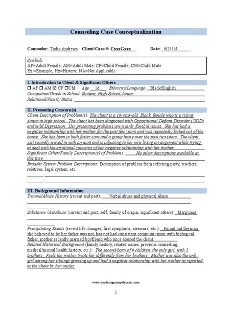 Image result for Solution-Focused Case Conceptualization Example