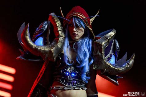 魔兽世界国外玩家cosplay精彩演绎 女版死亡骑士-魔兽世界