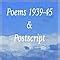 Buy Poems 1939-45 / Postscript Book Online at Low Prices in India ...
