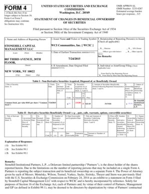 Fillable Online STONEHILL CAPITAL Fax Email Print - pdfFiller