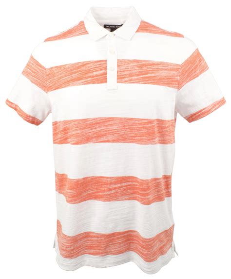 Men’s Striped Lightweight Polo Shirt